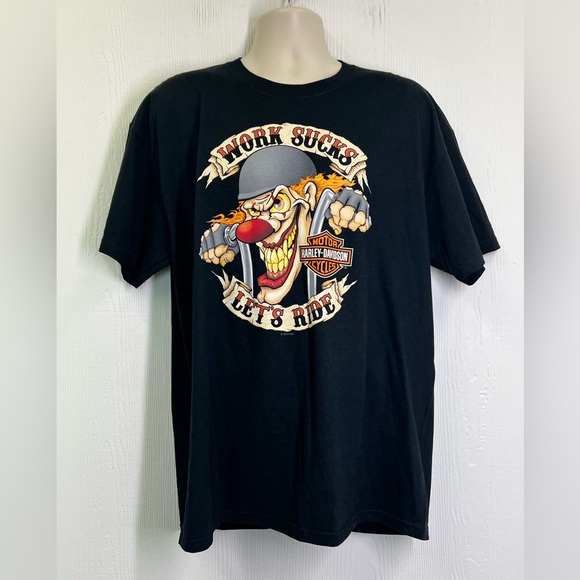 Harley-Davidson Other - Harley Davidson - NWT Outer Banks North Carolina Pirate And Clown T Shirt XL